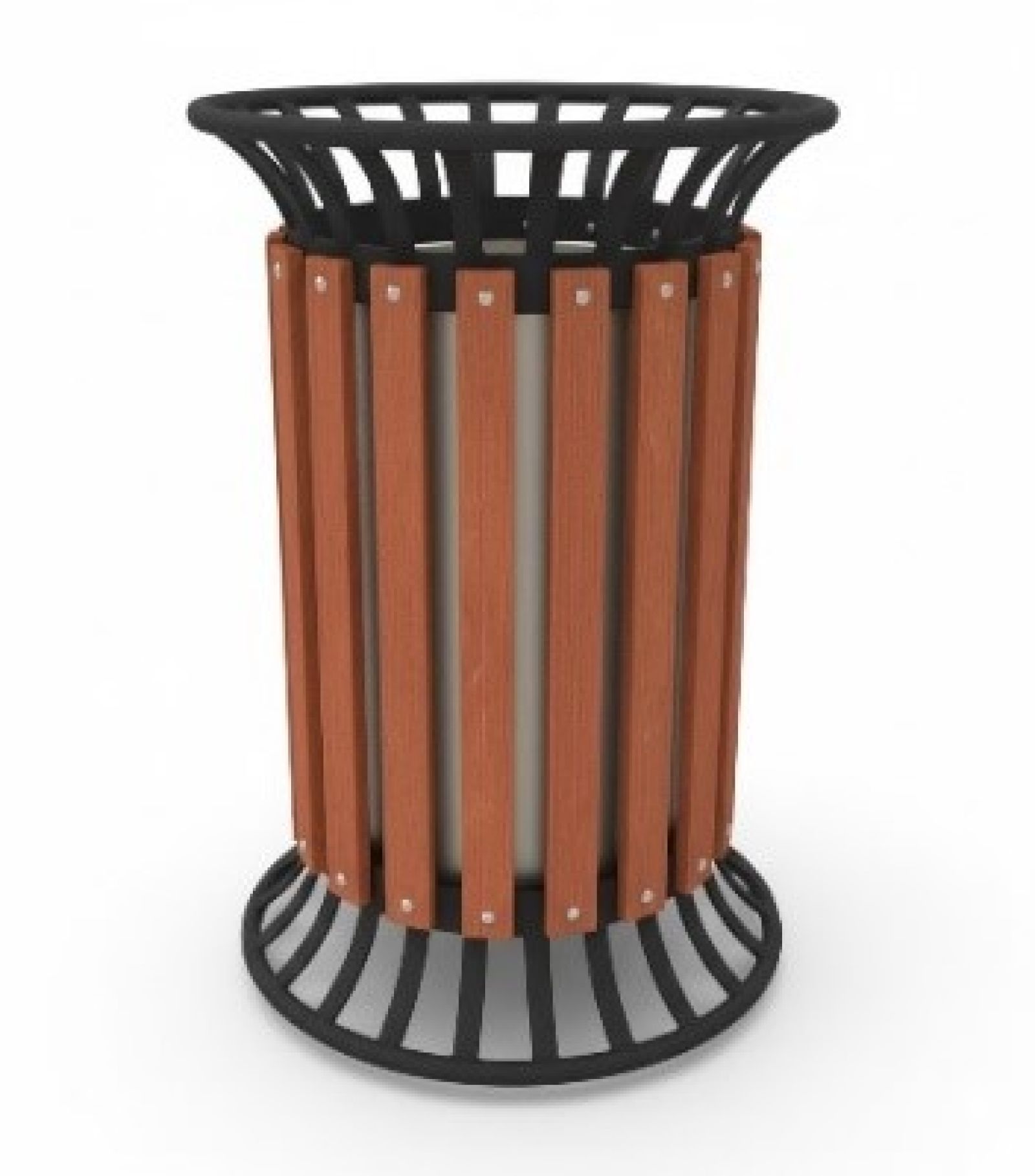 Dış Mekan Çöp Kovası / Ahşap Dekor