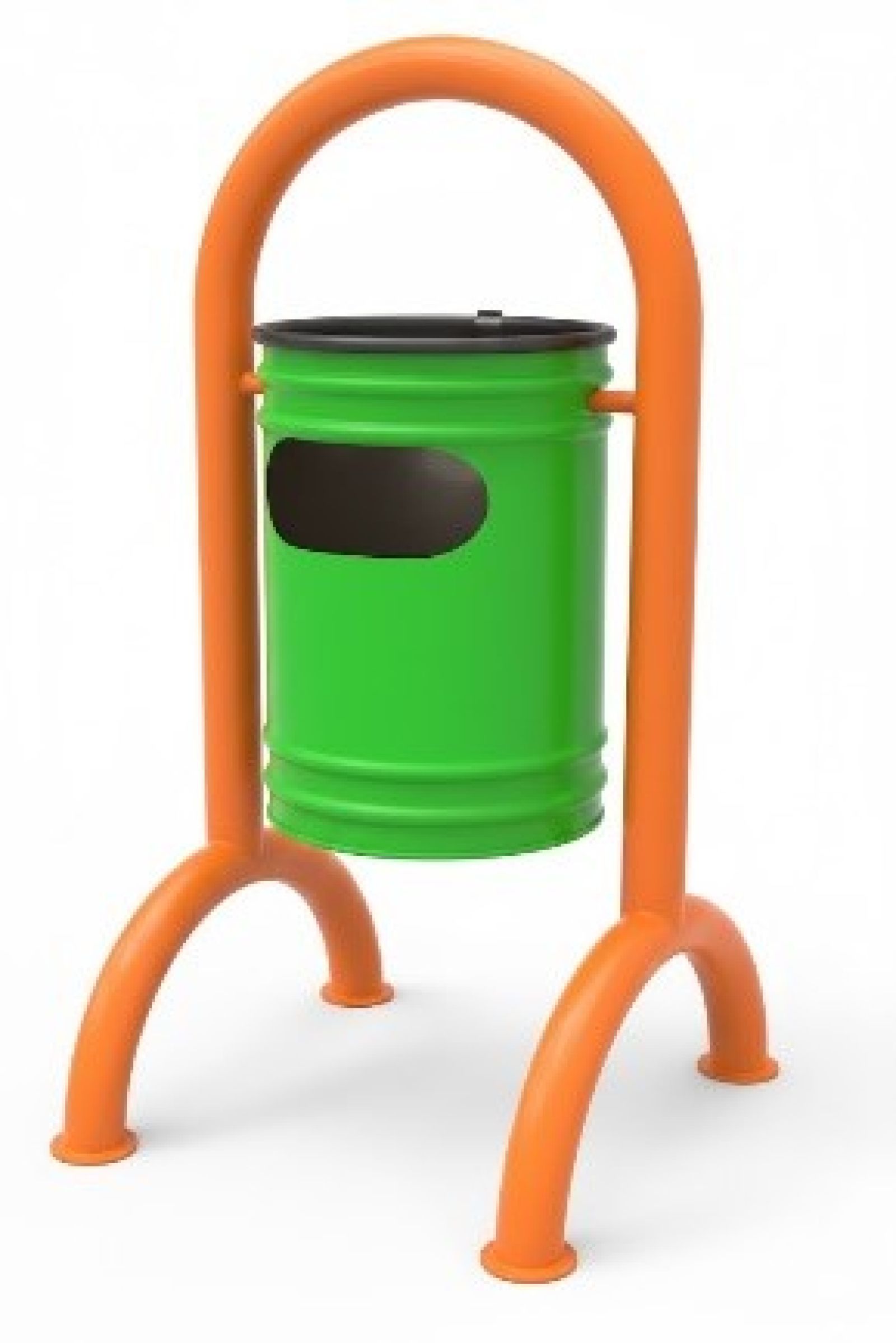 Dış Mekan Çöp Kovası / Metal