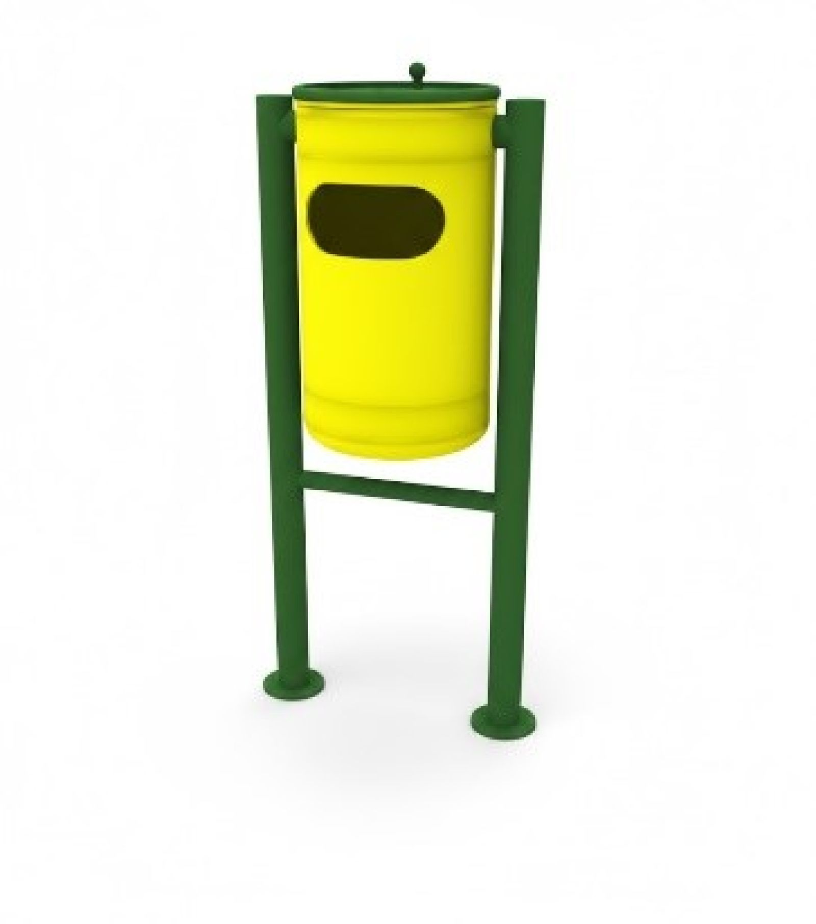 Dış Mekan Çöp Kovası / Metal