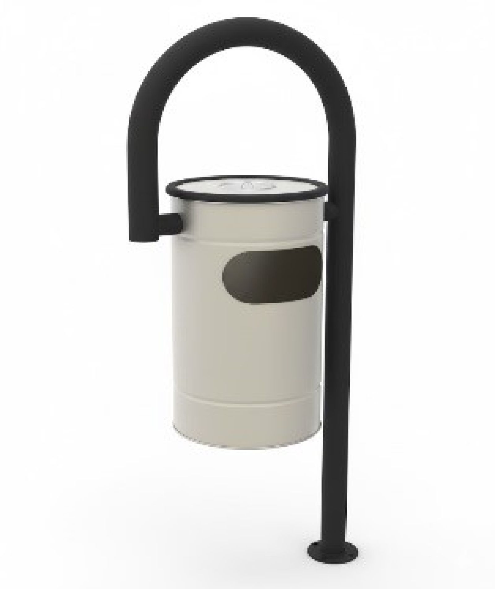 Dış Mekan Çöp Kovası / Metal