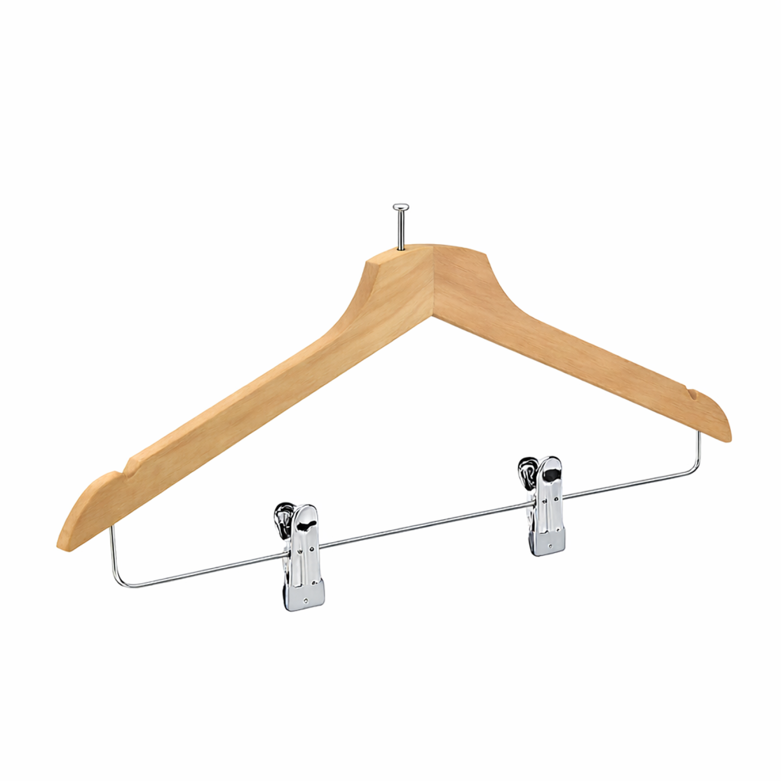 Elbise Askısı / Ahşap / Mandallı / Çivili