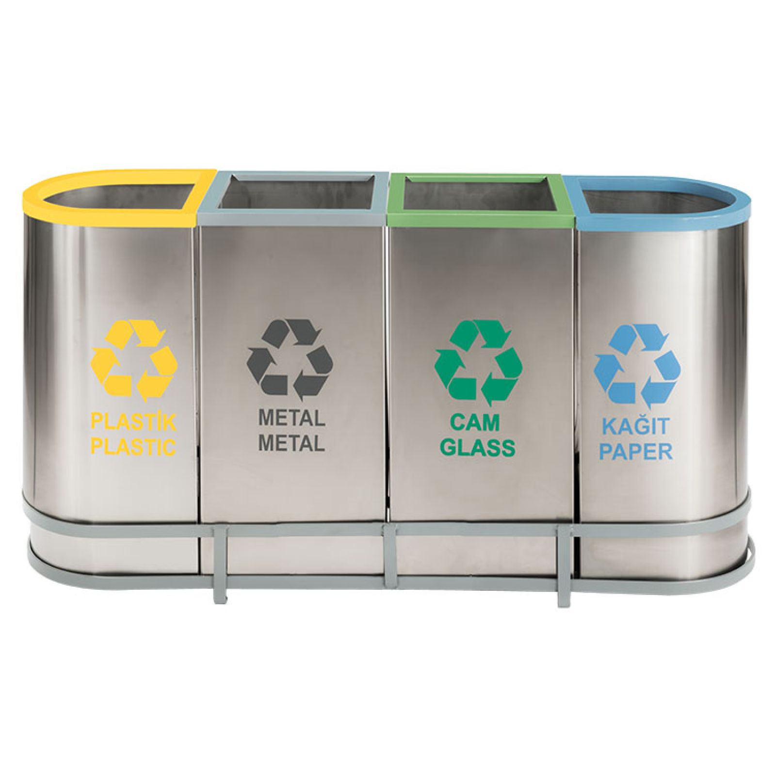 Geri Dönüşüm Ünitesi / Metal / Dörtlü