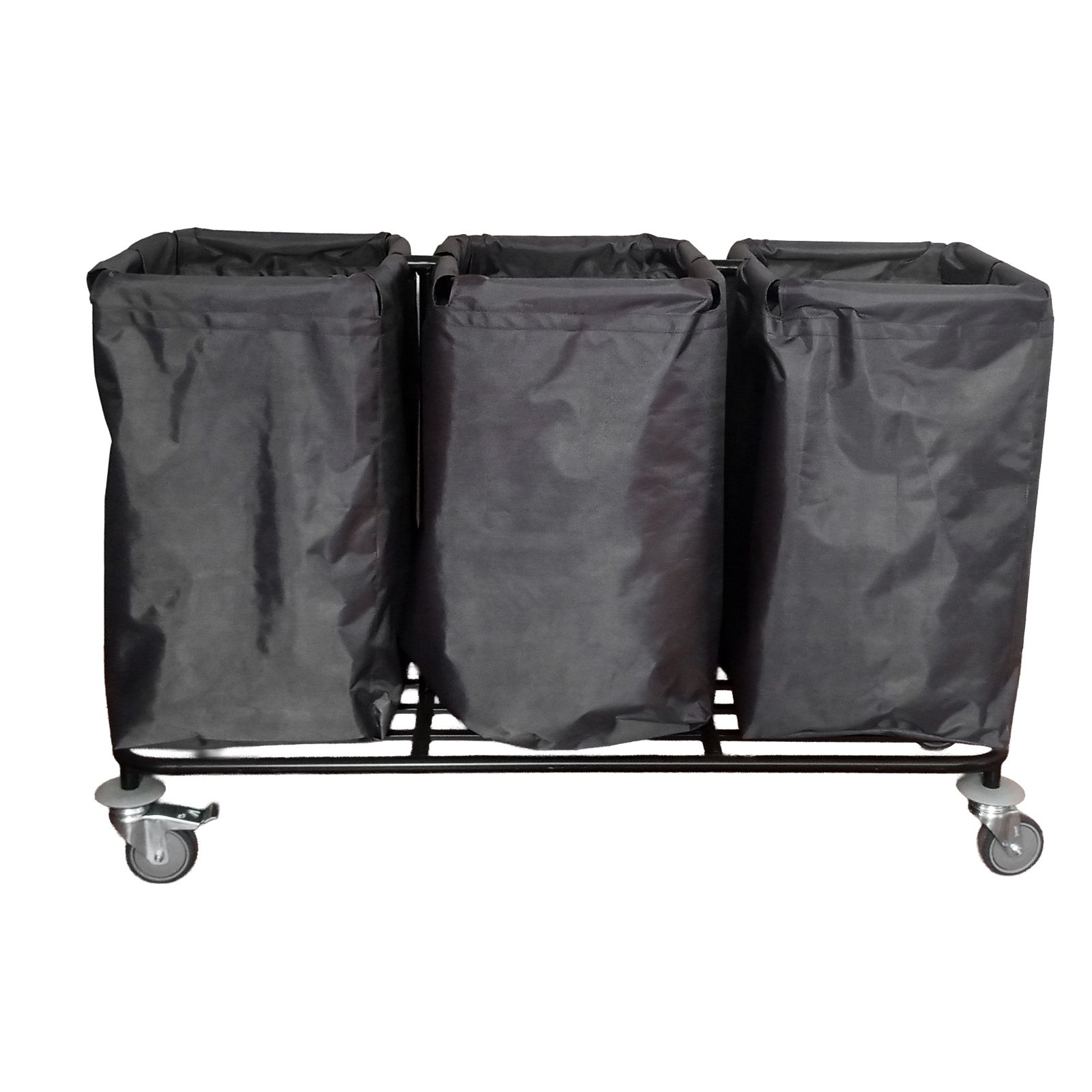 Kirli Çamaşır Arabası Üç Torbalı