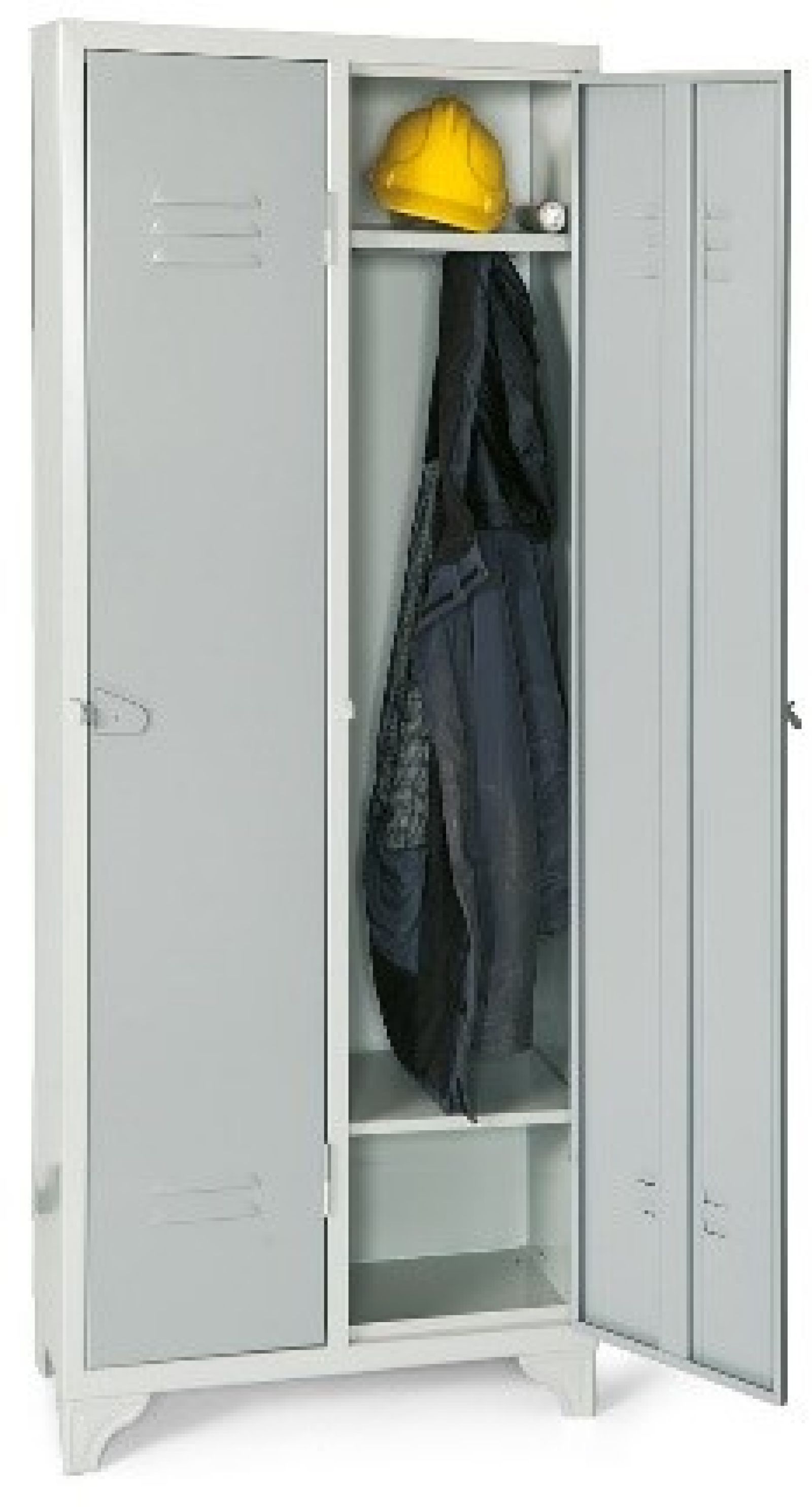 Metal Soyunma Dolabı / İki Kapılı / Boydan Kapak